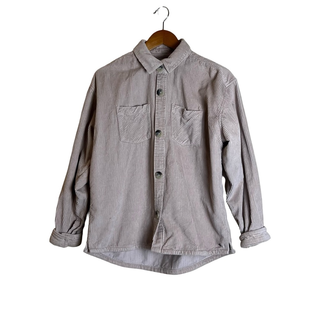 Ripzone light beige corduroy shacket. Size‎ medium